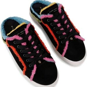 Kurt Geiger Black Sneakers with Multicolor Accents